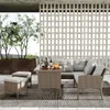 Poly Rattan Sitzgruppe Esstisch Lounge Gartenmöbel Produktbild-Vorschau 4