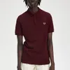 Fred Perry Polo normale Passform bordeaux einfarbig Produktbild-Vorschau 13