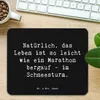 Mr. & Mrs. Panda Mouse Pad Spruch Leichtigkeit im Leben - Produktbild-Vorschau 2