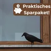 3er Set Taubenabwehr Vogelabwehr Krähe Raben Attrappe Produktbild-Vorschau 6