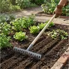 Gartenrechen mit 16 Zinken 145 cm - Stahlrechen mit Produktbild-Vorschau 3