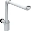 A white plumbing siphon for a sink. Podgląd zdjęcia produktu