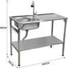 Faltbarer Edelstahl Camping-Spültisch mit Flexibler Produktbild-Vorschau 5