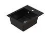 Granitspüle Küchenspüle 40x50 - Schwarz Einbauspüle Produktbild-Vorschau 2
