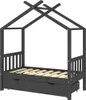 vidaXL Letto per bambini con cassetto in pino massiccio Anteprima dell’immagine prodotto 1