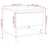 Diagram showing the dimensions of a nightstand. Náhled obrázku produktu
