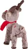 A plush reindeer toy with a red scarf. Podgląd zdjęcia produktu
