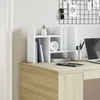 vidaXL Organizer da scrivania Bianco 34,5x15,5x35,5 cm Anteprima dell’immagine prodotto 3