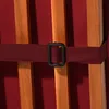 Beautissu Comodo materassino Deckchair, 200x50x8 cm, rosso Anteprima dell’immagine prodotto 5