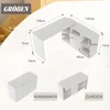 Eckschreibtisch L-förmiger Schreibtisch/Sideboard Produktbild-Vorschau 5