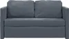 vidaXL Divano letto grigio scuro 122x204x55 cm Velluto Anteprima dell’immagine prodotto 10