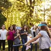 Relaxdays Pinata Stern, zum Aufhängen, für Kinder, Mädchen Produktbild-Vorschau 2