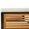 The Living Store Gartentisch mit Hocker Massivholz Akazie Produktbild-Vorschau 7