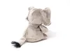 A stuffed elephant toy shown from the back, sitting on a white background. Produktbild-Vorschau