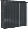 vidaXL Zahradní přístřešky antracit 203,5 x 73 x 200 cm Náhled obrázku produktu 1