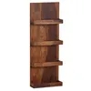 A wooden wall shelf with three tiers, shown against a white background. Voir les images du produit