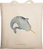 Mr. & Mrs. Panda Tote Bag Narwal - Transparent - Geschenk, Produktbild-Vorschau 1