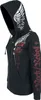 Rock Rebel by EMP Damen schwarze Kapuzenjacke mit Produktbild-Vorschau 4