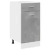 vidaXL Armoire basse à tiroirs Lyon gris béton 40x46x81,5 Voir les images du produit 1