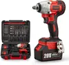 A cordless impact wrench and its accessories are displayed on a white background. Voir les images du produit