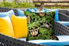 MuchoWow® Outdoor Kissen - Faultier - Palme - Muster - Produktbild-Vorschau 4