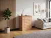 FineBuy Design: cassettiera in legno di faggio 60 x 70 x 35 Anteprima dell’immagine prodotto 5