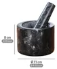 WENKO Mörser aus hochwertigem Marmor in Schwarz 11 x 8 cm Produktbild-Vorschau 5
