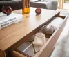 DELIFE Couchtisch Stonegrace 115x60 cm Akazie Natur 2 Produktbild-Vorschau 4