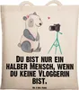 Mr. & Mrs. Panda Beutel Vloggerin Herz - Transparent - Produktbild-Vorschau 1