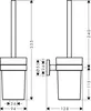 hansgrohe Logis Portascopino WC versione universale da Anteprima dell’immagine prodotto 2