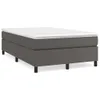 vidaXL Boxspringbettgestell Grau 120x200 cm Kunstleder Produktbild-Vorschau 1