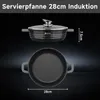 Scheffler Servierpfanne Induktion, 28 x 7,5 cm Schmorpfanne Produktbild-Vorschau 2