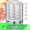 Trockner für Pilze, Gemüse, Obst, 5-Siebe MPM MSG-11 Produktbild-Vorschau 5
