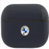 BMW BMAPSSLNA AirPods Pro Hülle navy Geniune Leder Silber Produktbild-Vorschau 1