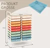 Vozík COSTWAY mobilný podstavec s 20 stohovateľnými Náhľad obrázku produktu 3