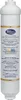 A white water filter with text labels. Produktbild-Vorschau