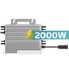 SUNNIVA® 1840W Balkonkraftwerk BIFAZIAL FULLBLACK komplett Produktbild-Vorschau 2