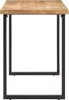vidaXL Tavolo da pranzo 110x55x75 cm in legno massiccio di Anteprima dell’immagine prodotto 2