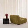sweeek - Sessel mit Chenille-Bezug 1-Sitzer - Olivgrün Produktbild-Vorschau 5