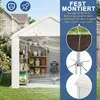 YZNAHRE Carport Zeltgarage 4x6 m Große Garagenzelt Produktbild-Vorschau 6