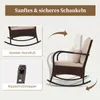 KOMFOTTEU 3-teiliges Gartenmöbel Set, 2 Rattan Produktbild-Vorschau 2