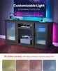 SucceBuy TV-Ständer für 65-Zoll-Fernseher mit LED-Licht und Produktbild-Vorschau 3