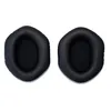 Two black ear pads for headphones are shown against a white background. Produktbild-Vorschau