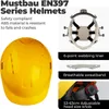 Casco de protección GM16-HL con LED, casco de construcción Vista previa de la imagen del producto 3