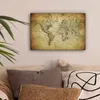 MuchoWow® - Leinwandbilder - Weltkarte - Vintage - Antik - Produktbild-Vorschau 2