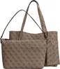 Guess Guess Brenton Tote 2in 1 Sac Beige Voir les images du produit 16