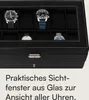 Uhren Aufbewahrung Uhrenbox Uhrenkoffer Uhrenkasten Produktbild-Vorschau 5