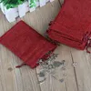 24 x Jutesäckchen Rot Jute Beutel für Adventskalender Produktbild-Vorschau 4