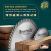 Bayerwald HOLZ ALLROUND Ø160 Hand-Kreissägeblatt Set Produktbild-Vorschau 3
