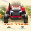 AIYAPLAY Elektrischer Kinder Traktor 3-Gang mit Anhänger, 2 Produktbild-Vorschau 4